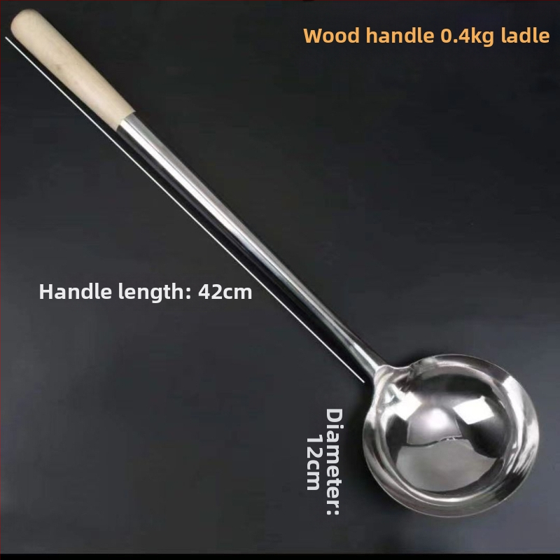 Decai nerūsējošā tērauda cepšanas lāpstiņa ar koka rokturi, pretapdeguma funkcija, mūsdienīgs minimālisks stils