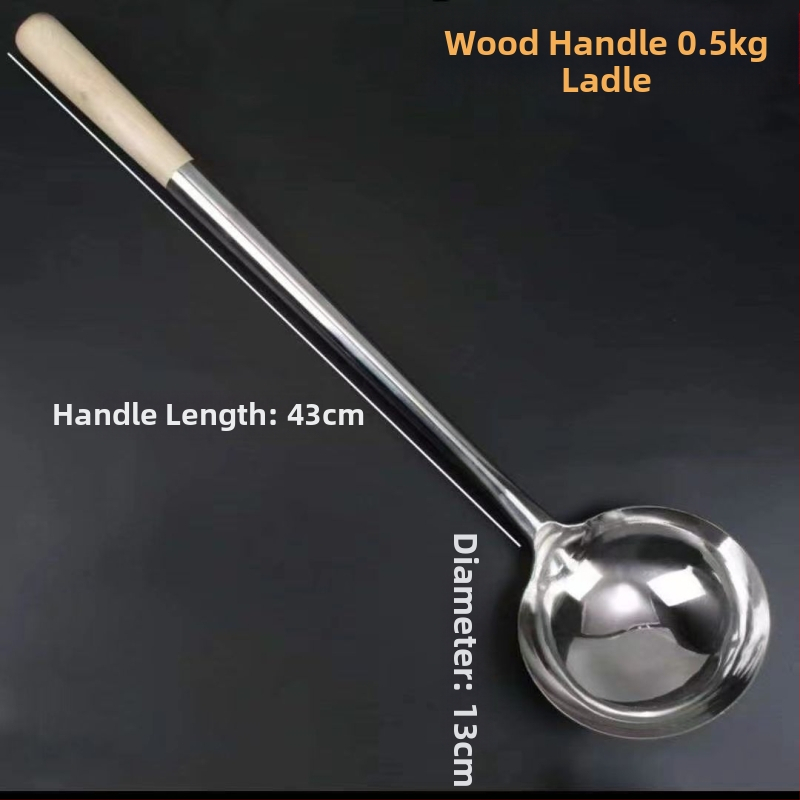 Decai nerūsējošā tērauda cepšanas lāpstiņa ar koka rokturi, pretapdeguma funkcija, mūsdienīgs minimālisks stils