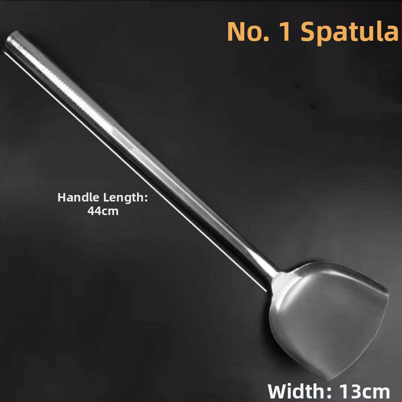 Decai nerūsējošā tērauda cepšanas lāpstiņa ar koka rokturi, pretapdeguma funkcija, mūsdienīgs minimālisks stils