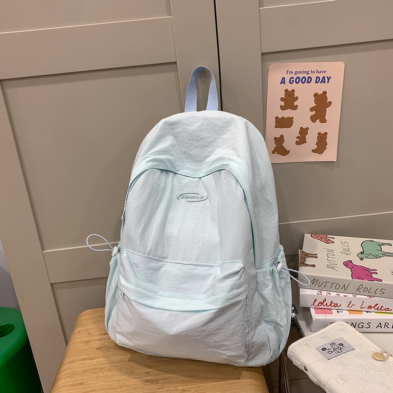 Kooli seljakott, tänavust stiil, Oxford kangas, polüestervooder, tõmblukust avamine, kolmemõõtmeline väline disain, sisemine telefoni tasku