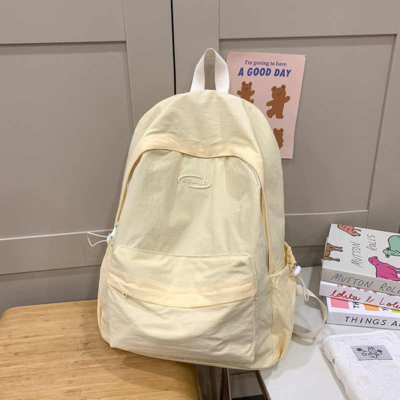 Kooli seljakott, tänavust stiil, Oxford kangas, polüestervooder, tõmblukust avamine, kolmemõõtmeline väline disain, sisemine telefoni tasku