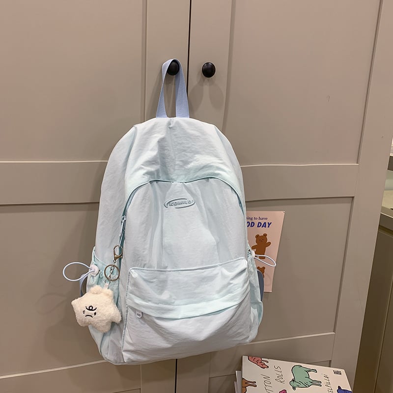 Kooli seljakott, tänavust stiil, Oxford kangas, polüestervooder, tõmblukust avamine, kolmemõõtmeline väline disain, sisemine telefoni tasku