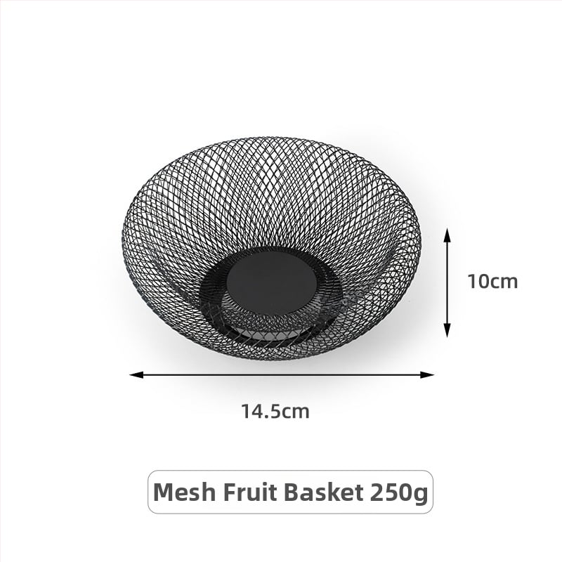 Vasból készült szabálytalan alakú gyümölcskosár konyhához és nappaliba, vízelvezető és tároló funkció, világos luxus retro stílus