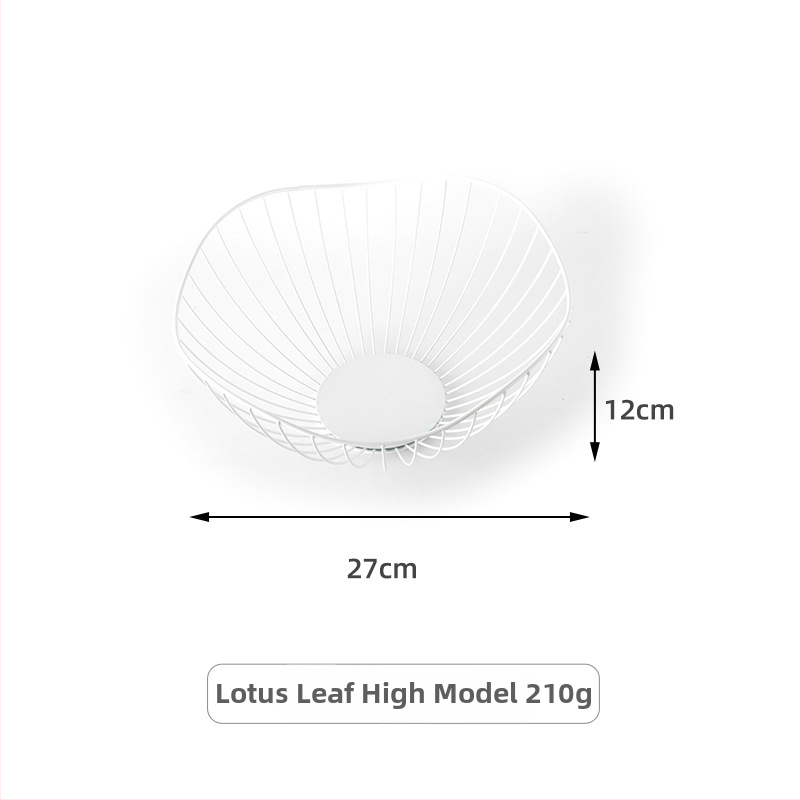 Vasból készült szabálytalan alakú gyümölcskosár konyhához és nappaliba, vízelvezető és tároló funkció, világos luxus retro stílus