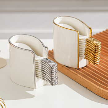 Suport ceramic pentru linguri; stil lux ușor; marcă: Aili Ceramics; material: ceramică; finisaj: aruncare cu apă