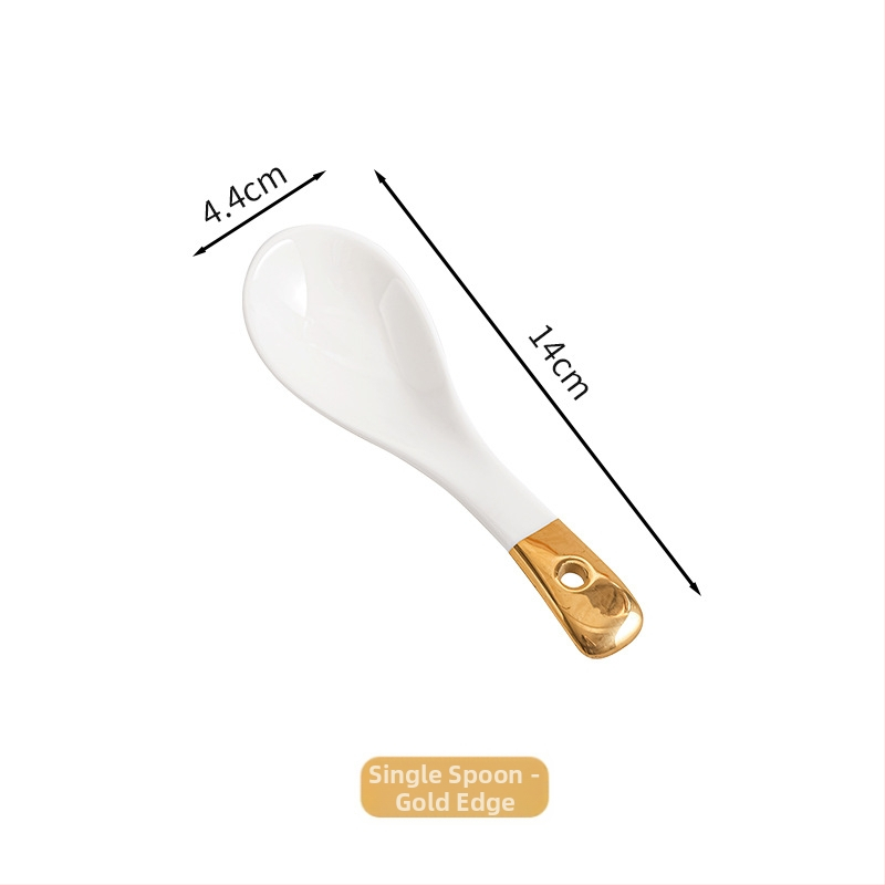 Suport ceramic pentru linguri; stil lux ușor; marcă: Aili Ceramics; material: ceramică; finisaj: aruncare cu apă