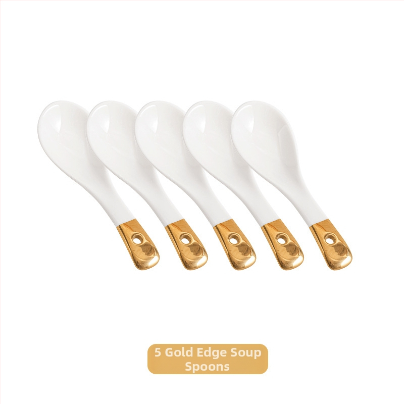 Suport ceramic pentru linguri; stil lux ușor; marcă: Aili Ceramics; material: ceramică; finisaj: aruncare cu apă