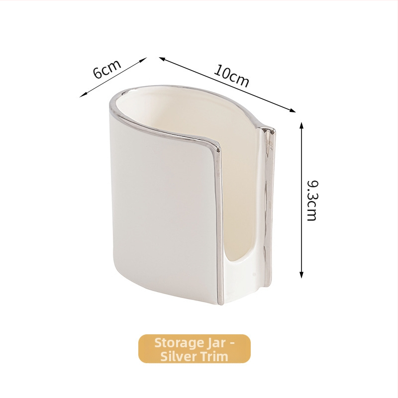 Suport ceramic pentru linguri; stil lux ușor; marcă: Aili Ceramics; material: ceramică; finisaj: aruncare cu apă