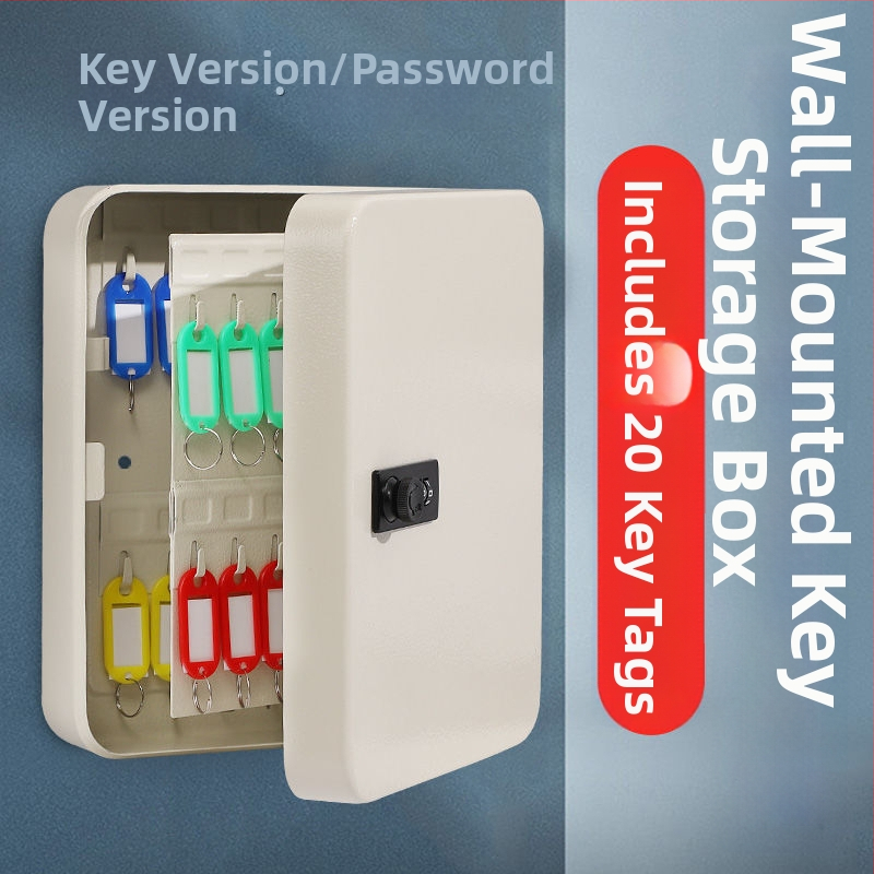 Modelis 1, sienas atslēgu kārba ar paroli – mājas lietošanai, auto atslēgu uzglabāšanai, moderns vienkāršs stils