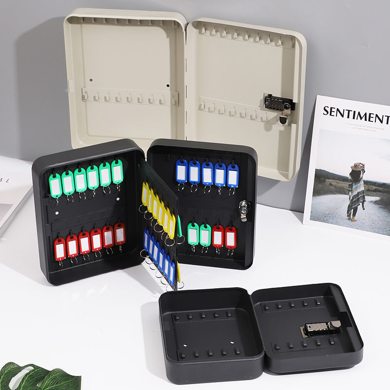 Стенно монтиран шкаф за ключове с парола – Модел 1, домашно ползване, съхранение на автомобилни ключове, стил модерна простота