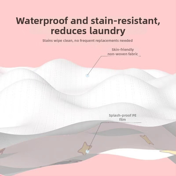 Vienkartinės kūdikių rankovės prieš nešvarumus, visoms sezonoms, karikatūrų spauda, universalus