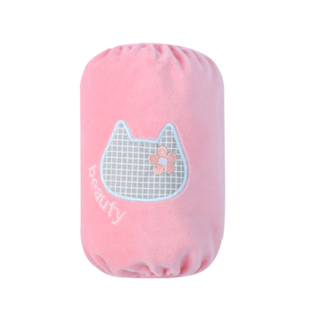 Gyerekeknek készült ruhára való ujjvédők – karikatúra mintával, meleg és szennyeződés elleni, velúr anyag, hímzett