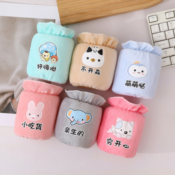 Manșete pentru copii – anti-murdărire, velur cristal, model desene animate, toamnă-iarnă