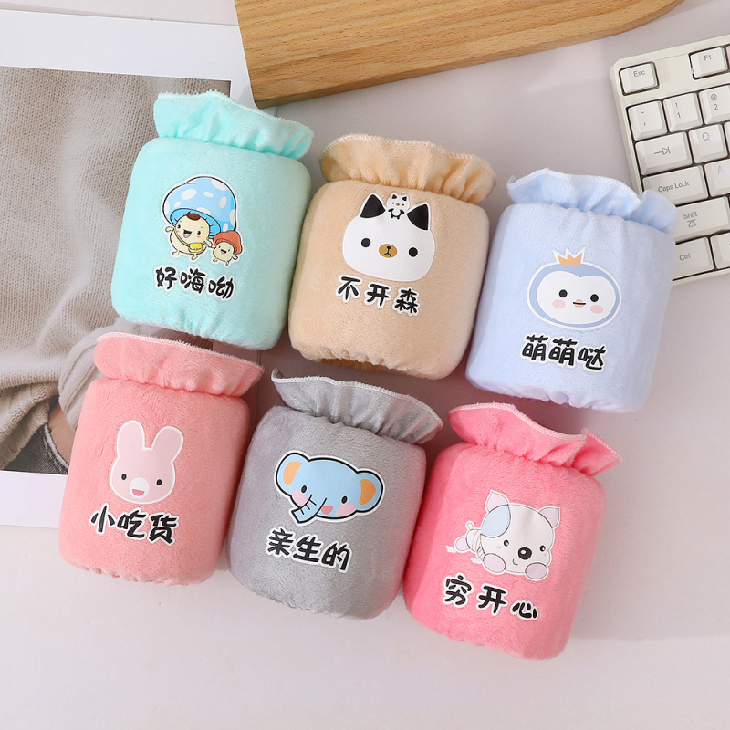 Manșete pentru copii – anti-murdărire, velur cristal, model desene animate, toamnă-iarnă