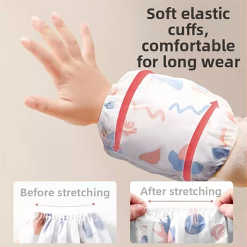 Vienkartinės vaiko rankų rankovės, dulkėms atsparios, audinys, universali tinka, vientisas raštas