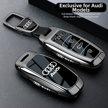 Capac de cheie pentru Audi A6L/A4L/Q5L/A3/Q3/A7L, aliaj de zinc, de înaltă clasă