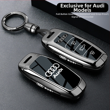 Capac de cheie pentru Audi A6L/A4L/Q5L/A3/Q3/A7L, aliaj de zinc, de înaltă clasă