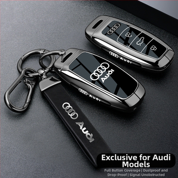 Capac de cheie pentru Audi A6L/A4L/Q5L/A3/Q3/A7L, aliaj de zinc, de înaltă clasă