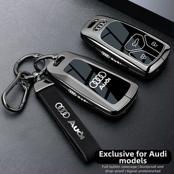 Capac de cheie pentru Audi A6L/A4L/Q5L/A3/Q3/A7L, aliaj de zinc, de înaltă clasă