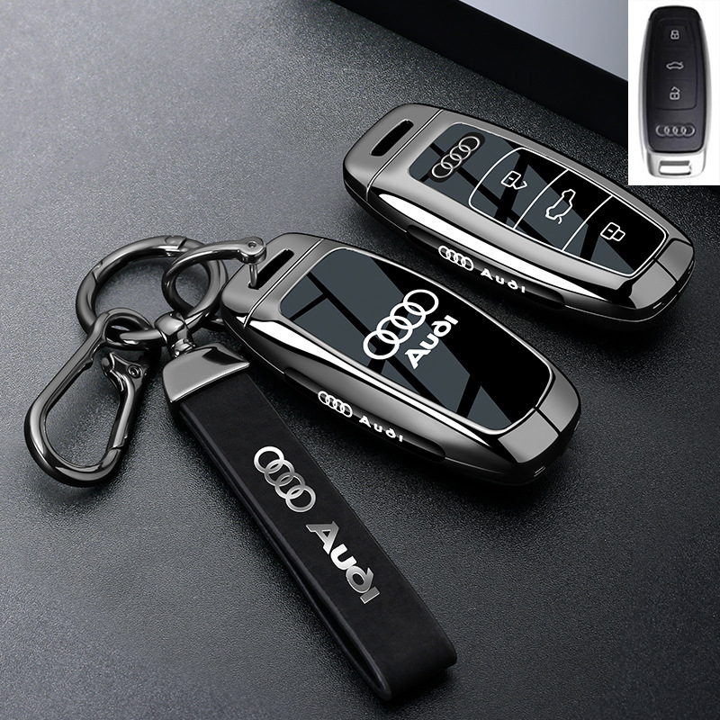 Capac de cheie pentru Audi A6L/A4L/Q5L/A3/Q3/A7L, aliaj de zinc, de înaltă clasă