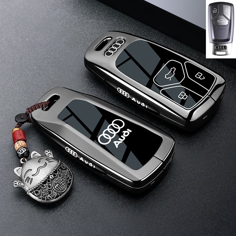 Capac de cheie pentru Audi A6L/A4L/Q5L/A3/Q3/A7L, aliaj de zinc, de înaltă clasă