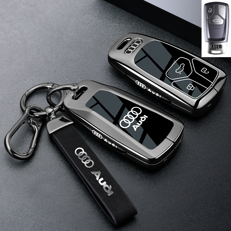 Capac de cheie pentru Audi A6L/A4L/Q5L/A3/Q3/A7L, aliaj de zinc, de înaltă clasă