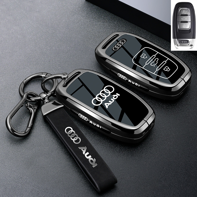 Capac de cheie pentru Audi A6L/A4L/Q5L/A3/Q3/A7L, aliaj de zinc, de înaltă clasă