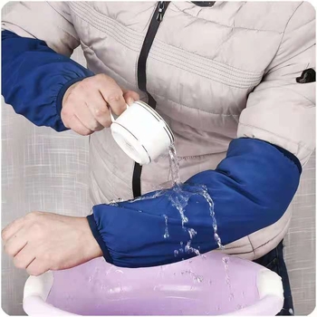 Vandeniui atsparios rankovės suaugusiems, aliejui atsparios, ilgos, poliesteris, universalus dizainas, virtuvei ir biurui