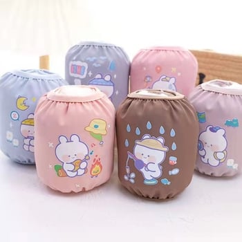 Laste käsivarred määrdumise vastu sügisel-talvel, karikatuurne muster, kattekihtmaterjal, sobib 3–8-aastastele