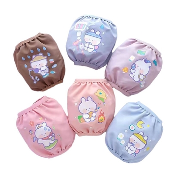 Laste käsivarred määrdumise vastu sügisel-talvel, karikatuurne muster, kattekihtmaterjal, sobib 3–8-aastastele