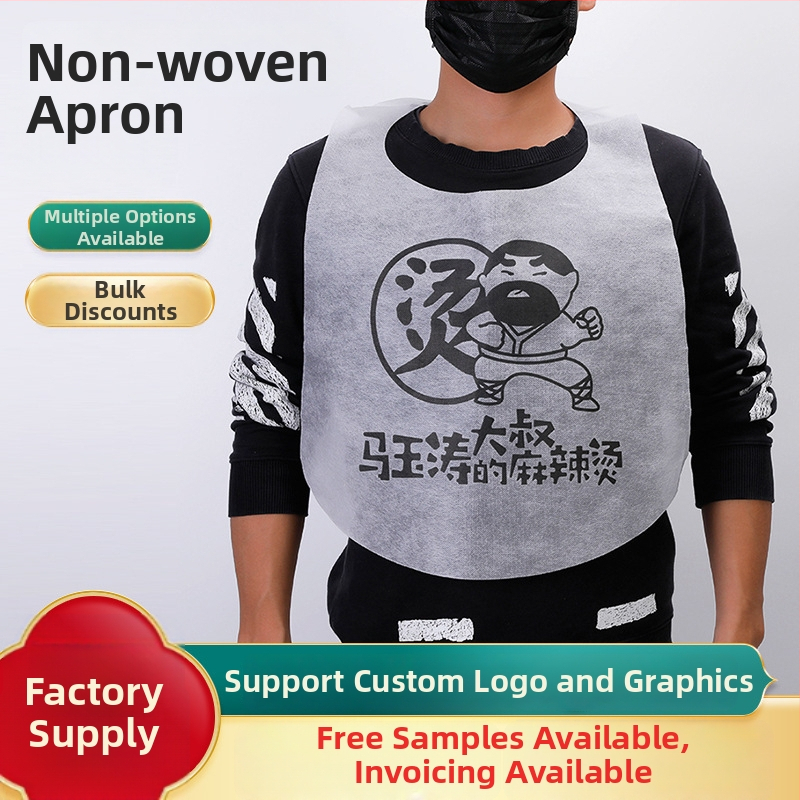 Ποδιά μη υφασμάτινη χωρίς μανίκια με πολύχρωμο μοτίβο, κατάλληλη για ενήλικες και παιδιά