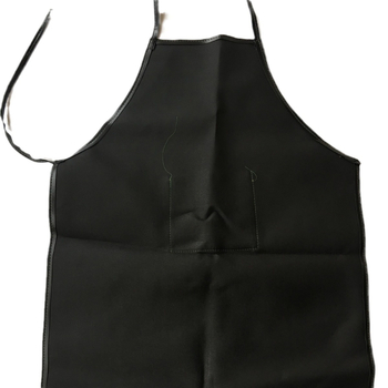 Δερμάτινη ποδιά χωρίς μανίκια με φλίς επένδυση, αδιάβροχη και ανθεκτική στο λίπος, μοντέρνος μινιμαλιστικός σχεδιασμός, μονόχρωμο σχέδιο