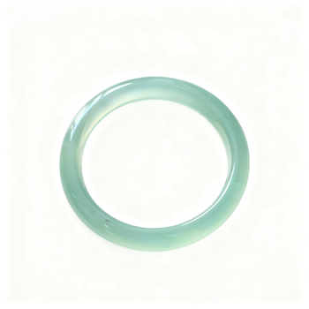 Brățară din calcedonie agat, rotundă, lustruită, stil Xiaoxiangfeng, primăvara 2025