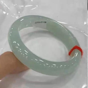 Jado apyrankė — ledo tipo, rankų darbas, auksu įdėta, unisex