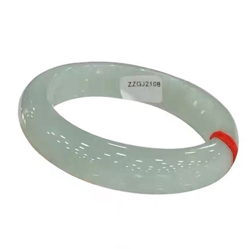 Jado apyrankė — ledo tipo, rankų darbas, auksu įdėta, unisex