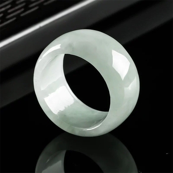 Nefrido žiedas – rankų darbo, etninio stiliaus, unisex, geometrinė forma