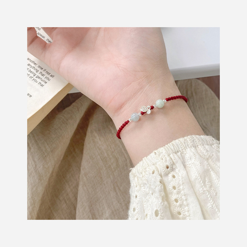 Brățară din argint S925, design geometric, stil coreean pentru femei, execuție precisă, lansare toamnă 2025