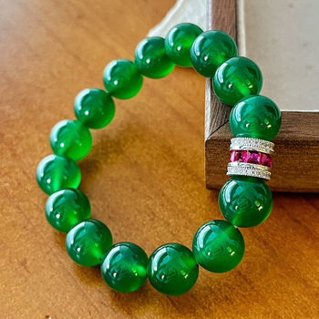 Női achát karkötő Seiko-kezeléssel, geometrikus dizájn, kézre szánt kiegészítő évfordulós ajándékhoz