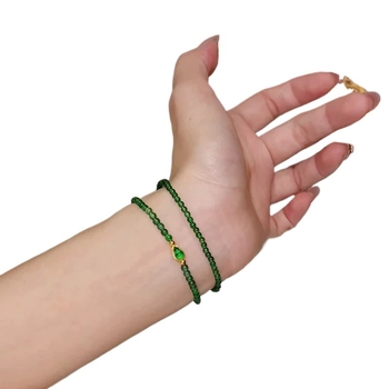 Jade karkötő geometriai dizájnnal, polírozott felülettel, uniszex, Spring Field márkájú