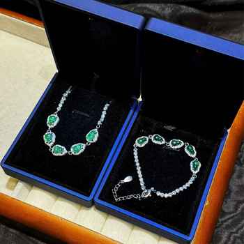 Jade karkötő geometriai mintával és gyémántbevonattal, nőknek, friss stílus, ajándék munkatársaknak