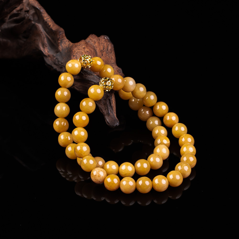 Jade egy gyöngyös karkötő, kézzel készített, uniszex, geometriai forma