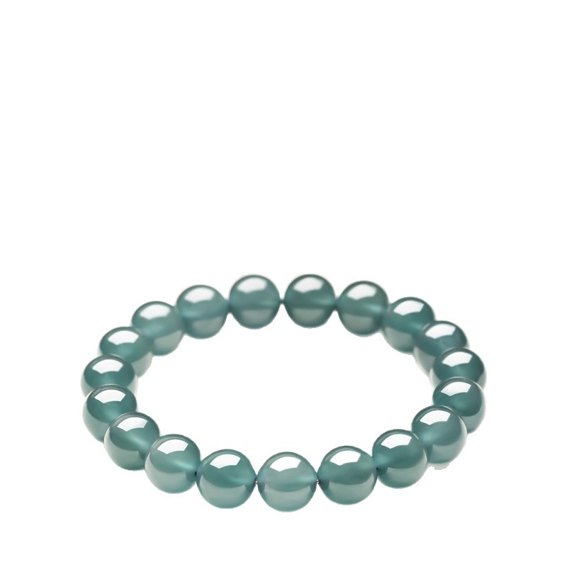 Jade karkötő jégviasz jade golyógyöngyökkel, polírozott felület, etnikus uniszex stílus