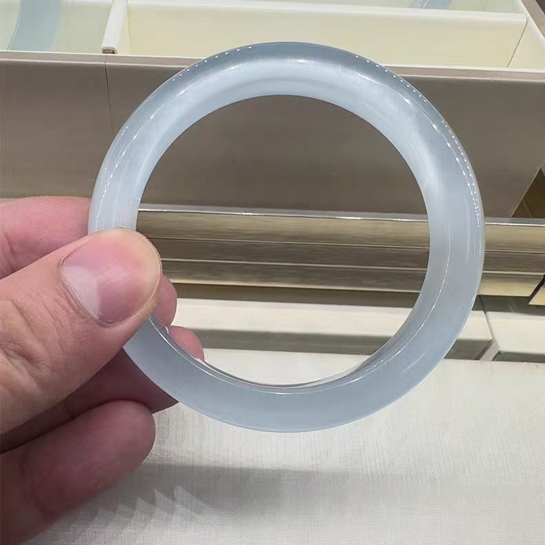 Achát macskaszem karkötő, minimalistus stílus, polírozott felület, 20 g, 2024 nyár