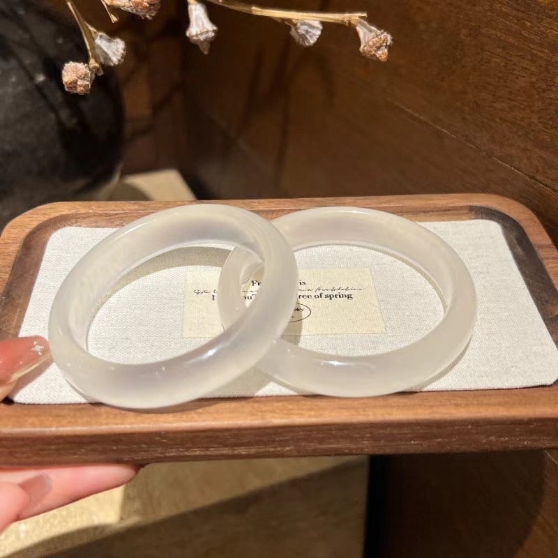 Achát macskaszem karkötő, minimalistus stílus, polírozott felület, 20 g, 2024 nyár