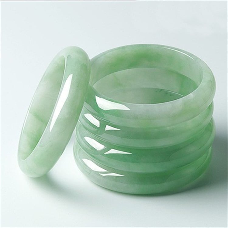 Brățară de jad, jad din Birmania, bijuterii pentru femei, origine Lijiang, Yunnan, iarna 2021