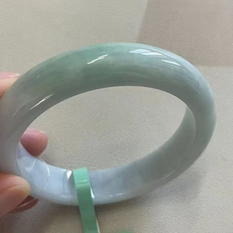 Jade apyrankė su aukso įdėklu, rankų darbas, vintage, unisex