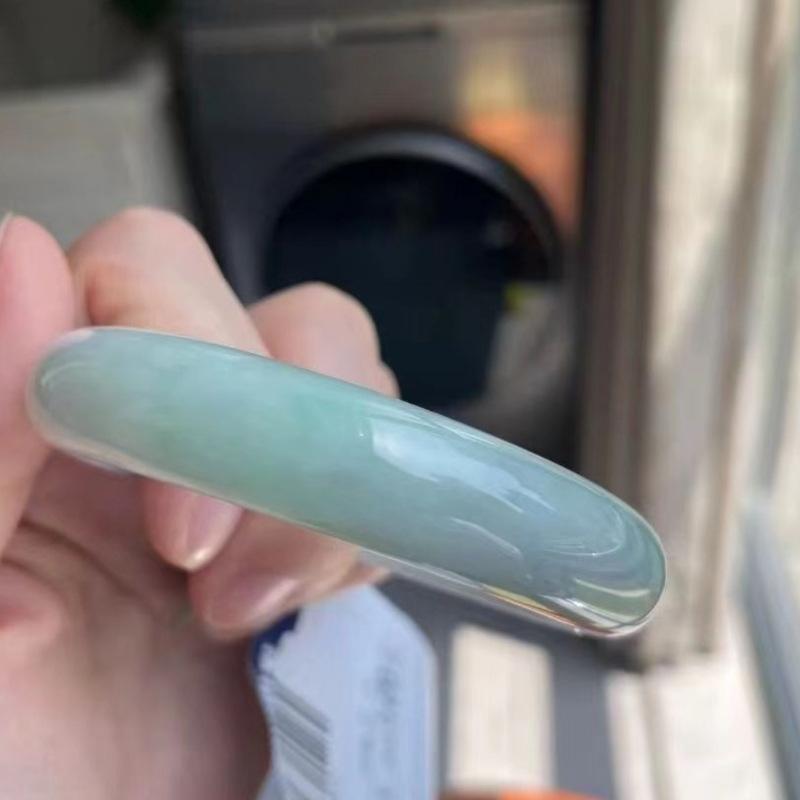 Jade apyrankė su aukso įdėklu, rankų darbas, vintage, unisex