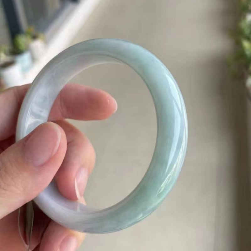 Jade apyrankė su aukso įdėklu, rankų darbas, vintage, unisex