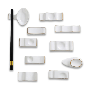 Pulkade ja lusika hoidik, keraamika, Bone China, kahefunktsiooniline hoidik, logotüübi kohandamine, lansseeriti 2020