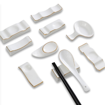 Pulkade ja lusika hoidik, keraamika, Bone China, kahefunktsiooniline hoidik, logotüübi kohandamine, lansseeriti 2020